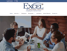 Tablet Screenshot of excelpersonnelservices.com